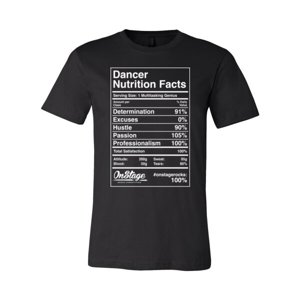 Nutrition Facts T-Shirt - Adult Thumbnail